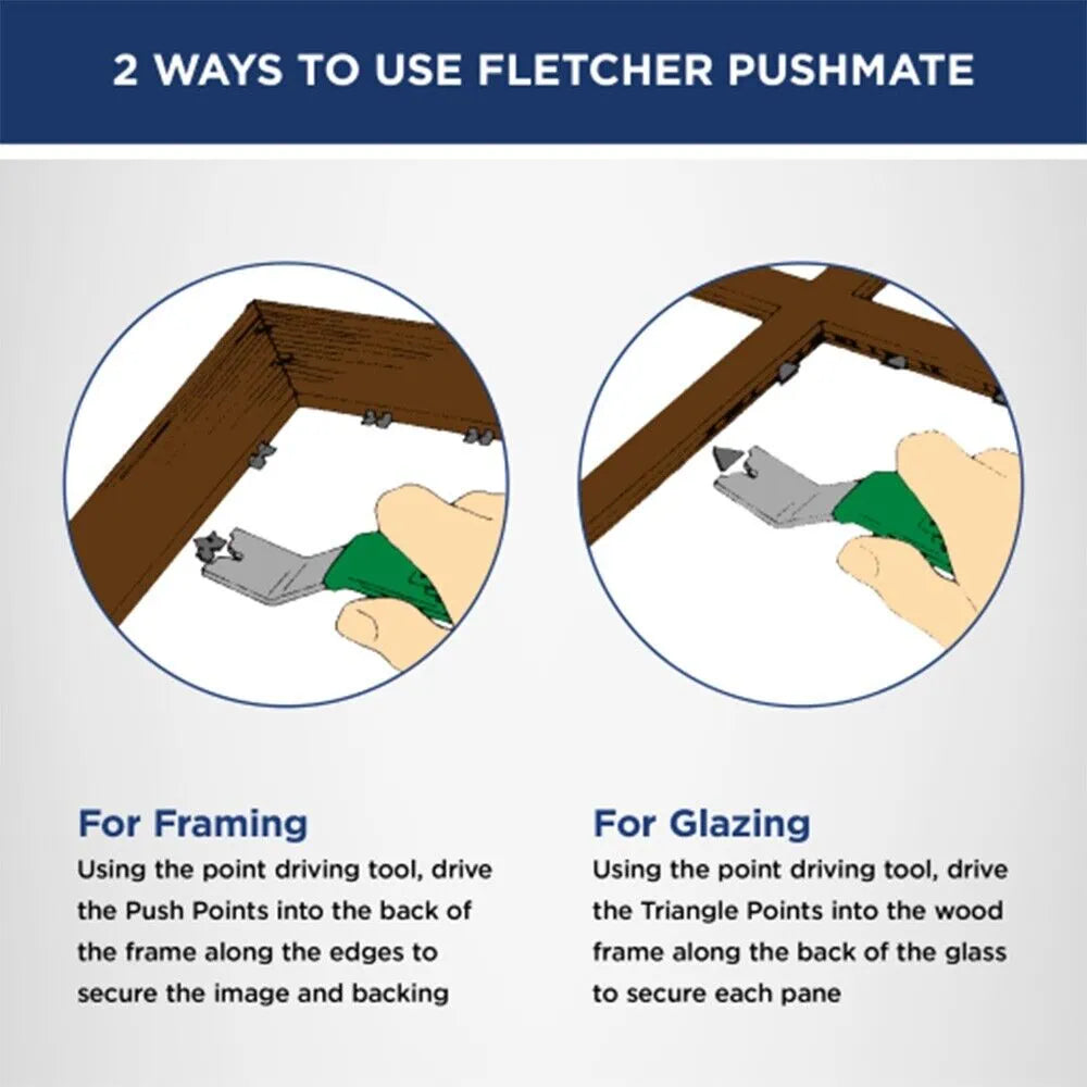 Fletcher-Terry PushMate Glazing Tool for Framing and Windows
