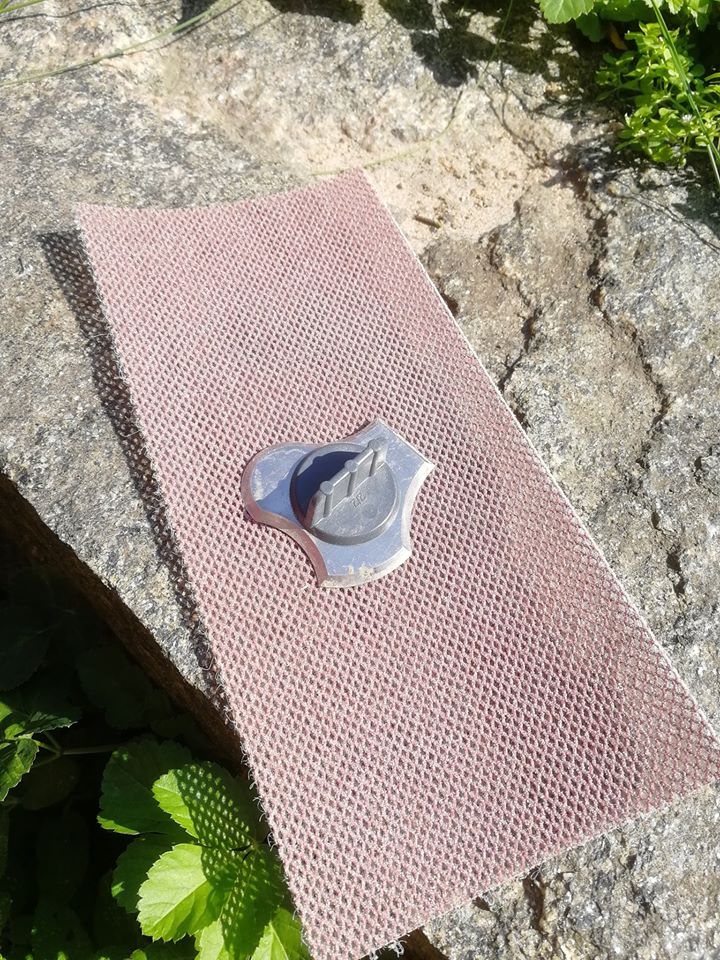 Grinding kit for paint scrapers