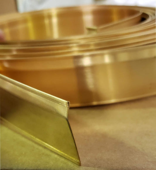 1-1/4" x 100' Spring Bronze Weatherstrip Bulk Roll