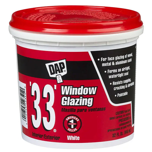 DAP Knife-Grade Window Glazing Putty (32 oz Quart) | Circa72Forge