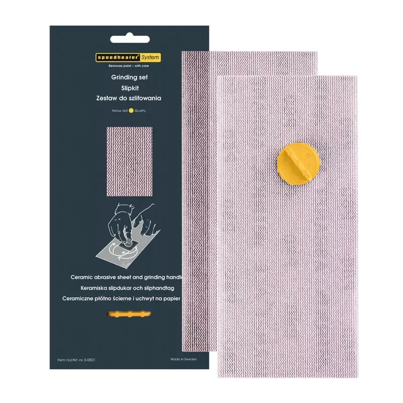 Grinding kit for paint scrapers
