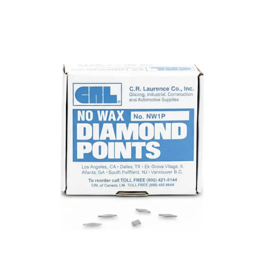 No. 1 No Wax 5/16th Diamond Points – Fits PD9, Fletcher & Red Devil Drivers