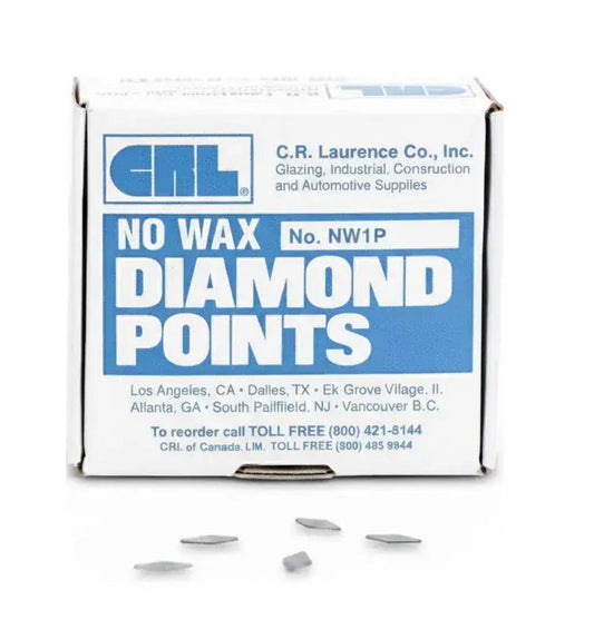 no.1 diamond points glazing points