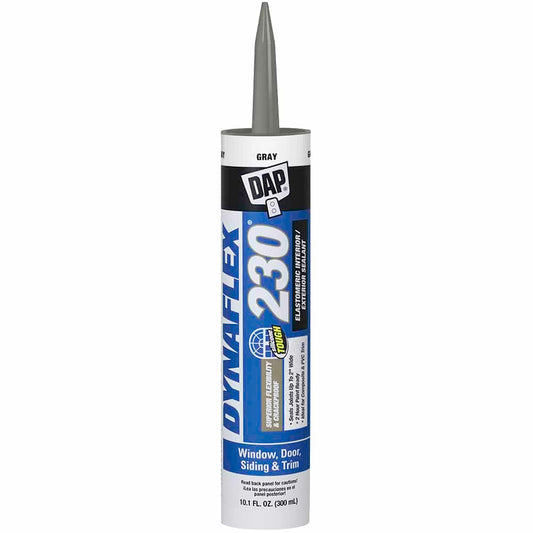 10.1 Oz Dap 18301 Gray Dynaflex 230 Premium Elastomeric Latex Sealant