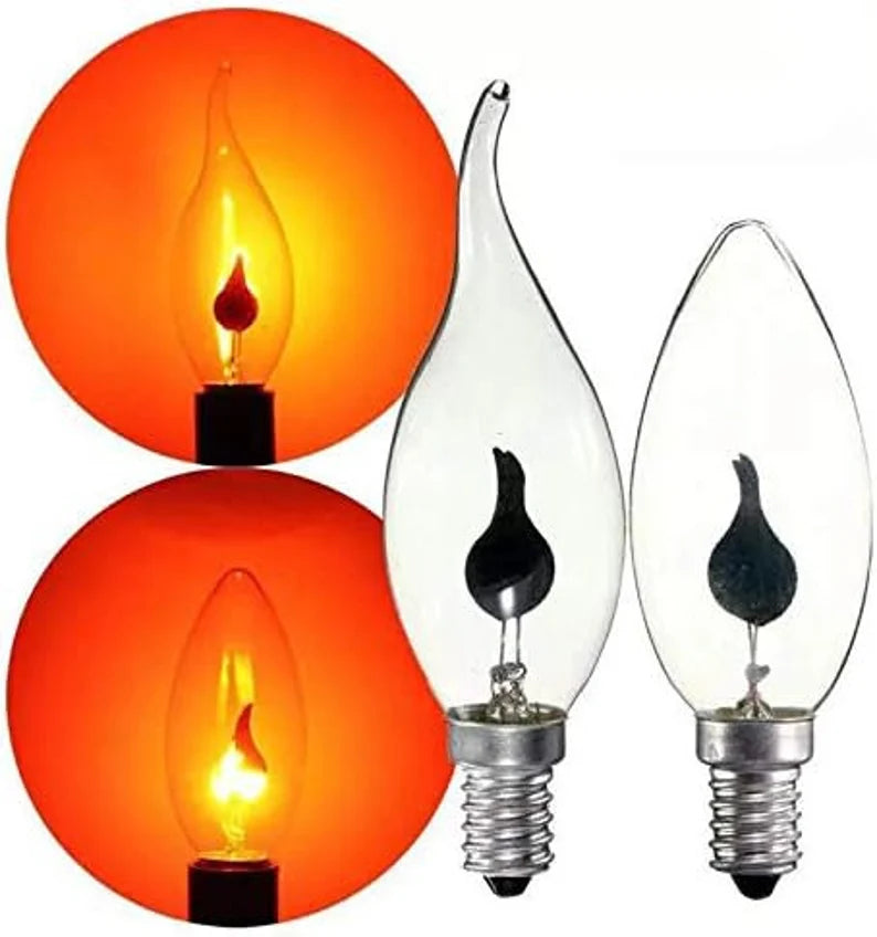 Edison Led Candle Light Bulb E14 E27 LED Flame Effect Bulb 3W AC220V Home Decor Lighting Ambient Candle Bulb
